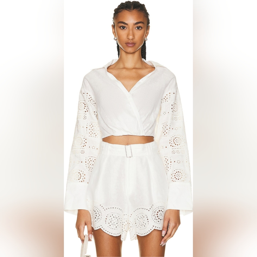 NWT A.L.C Mason Top & Cream in Ivory